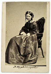 Florence Nightingale (Sepia-Foto)